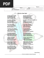 55635388 Teste Poema Lapis 6º Ano Adaptado