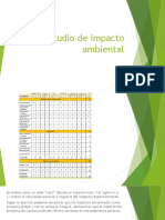 Estudio de Impacto Ambiental