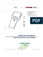 Mettler Toledo Dissolved Oxygen Meter SevenGo SG9 SG98 Manual