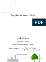 Register For Exam: Osiris: Capillary Rise