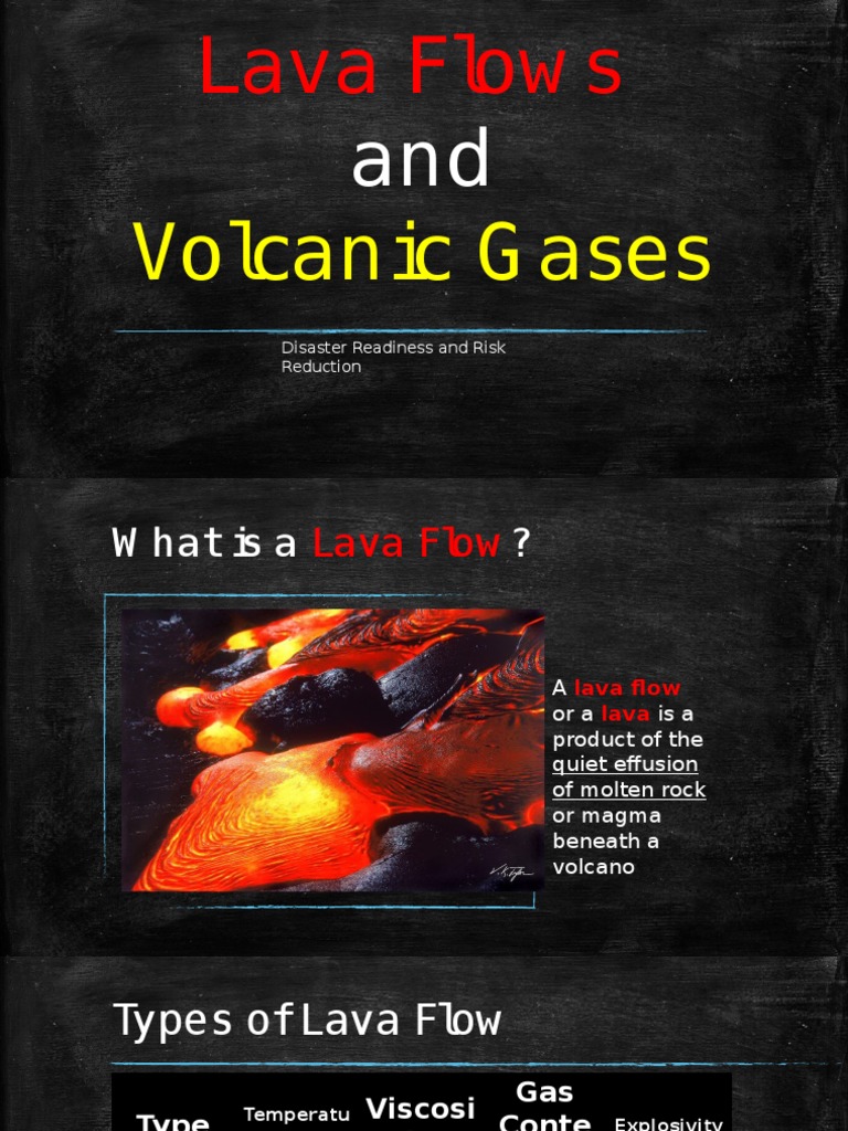 Lava Flows and Volcanic Gases Explained | PDF | Science & Mathematics