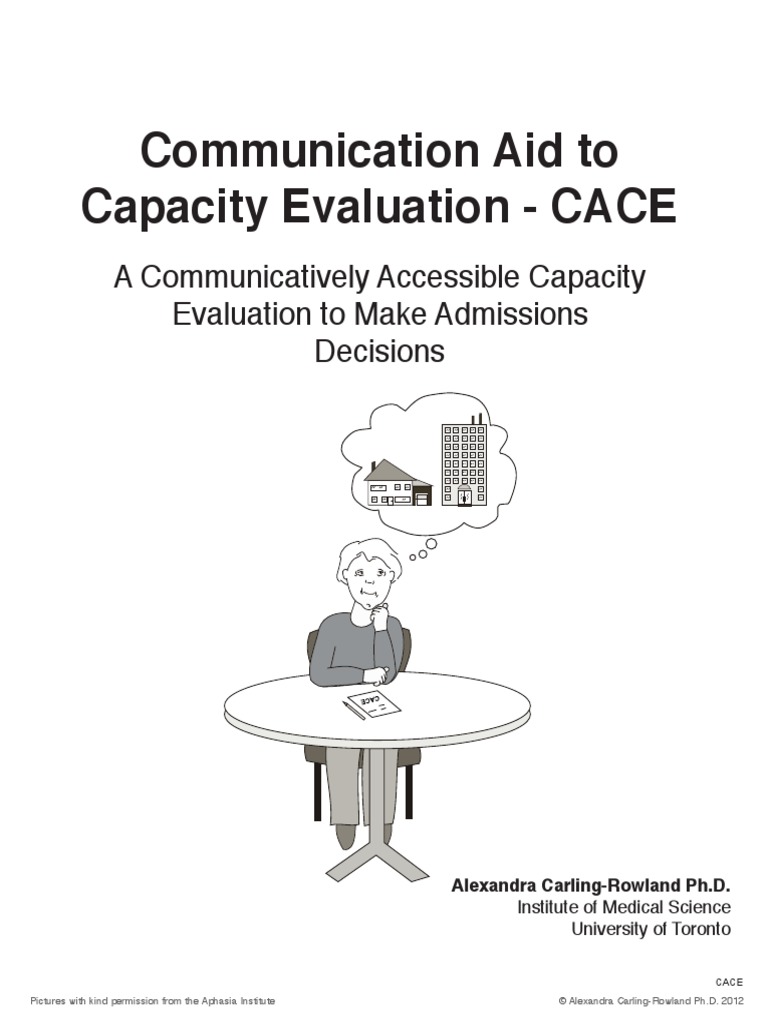 Communication Aid To Capacity Evaluation CACE | PDF | Effect Size ...