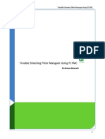 Trouble Shooting Filter Manager Using FLTMC