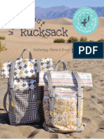 Rucksack Backpack Instructions Pattern