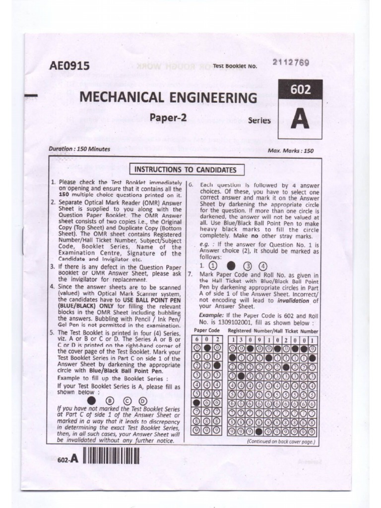 Ae Mech QP | PDF