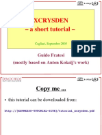 XCRYSDEN tutorial for visualizing crystal structures