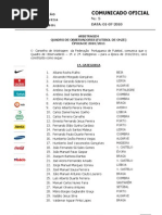 CO005 Quadro Observadores Fut11 Epoca 2010