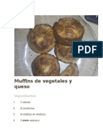 Muffins de Vegetales y Queso