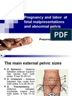 Pregnancy and Labor at Fetal Malpresentations and Abnormal Pelvis