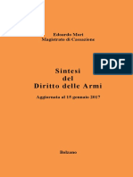 Sintesi Diritto Armi - 2017