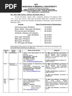 Centre Notification November 2016