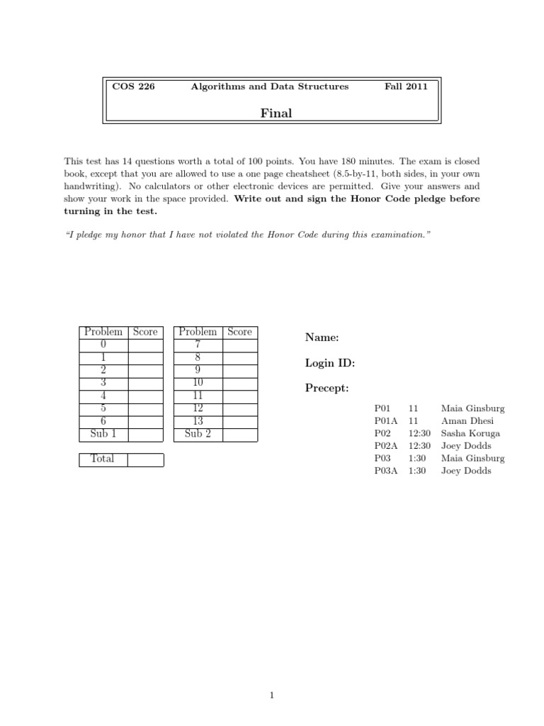 Fin f11 | PDF | Discrete Mathematics | Mathematical Concepts