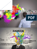 Kreativnost I Inteligencija - PPT - Mikić