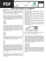 Teste 2 de Física 1º Anos - 2º Bimestre - Novo 2