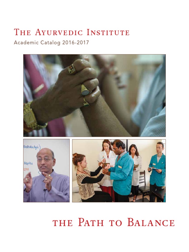 The Ayurvedic Institute PDF PDF Ayurveda Asana