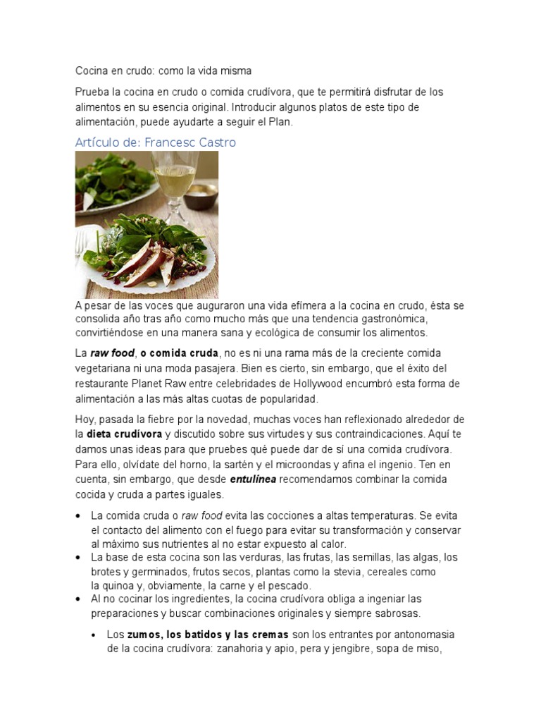 Dieta Disociada: Combinar Alimentos Para Adelgazar