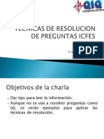 Tecnicas de Resulucion de Preguntas Icfes