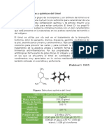 Propiedades Físicas y Químicas Del TIMOL