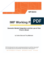 Domestic Market Integration and The Law of One Price in Brazil