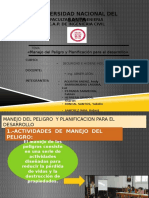 Manejo Del Peligro y Planificacion Para El Desarrollo Informe Final