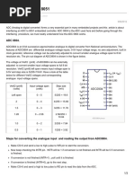 Interfacing ADC To 8051