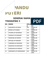 Pandu Puteri: Senerai Nama Tingkatan 3