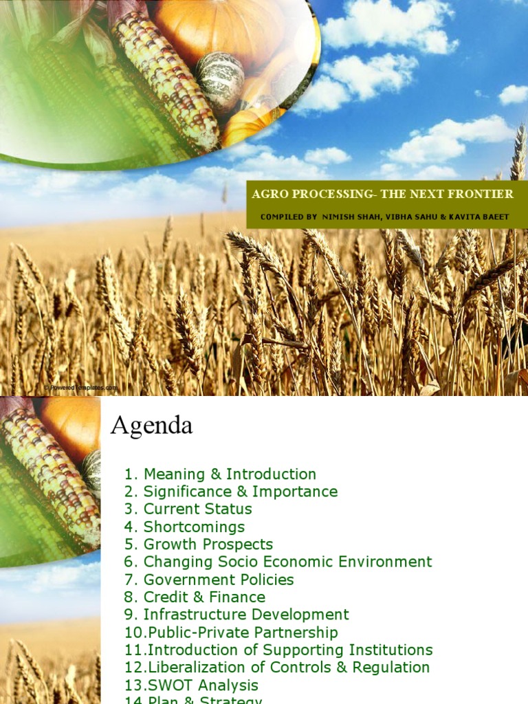 Agro Processing sector in India