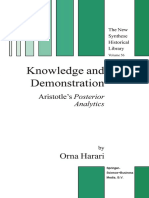 Knowledge and Demostration