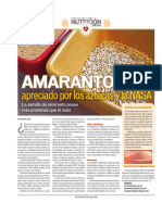 Amaranto, Apreciado Por Los Aztecas Y La NASA PDF