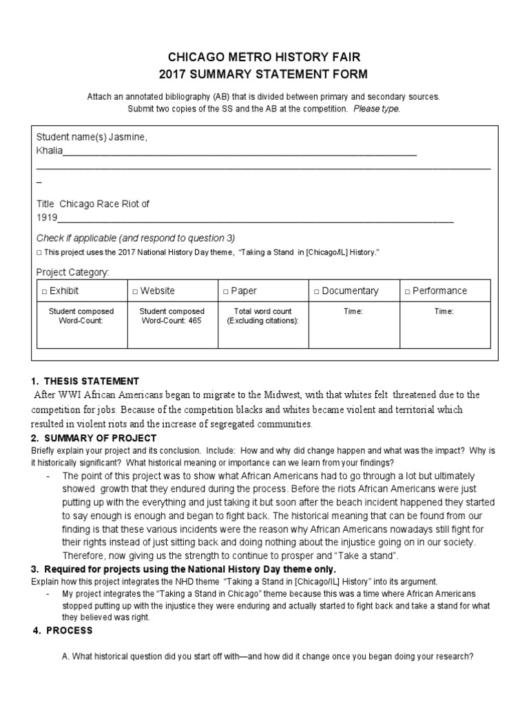 Chicago Race Riot of 1919 Analysis | PDF | Citizenship