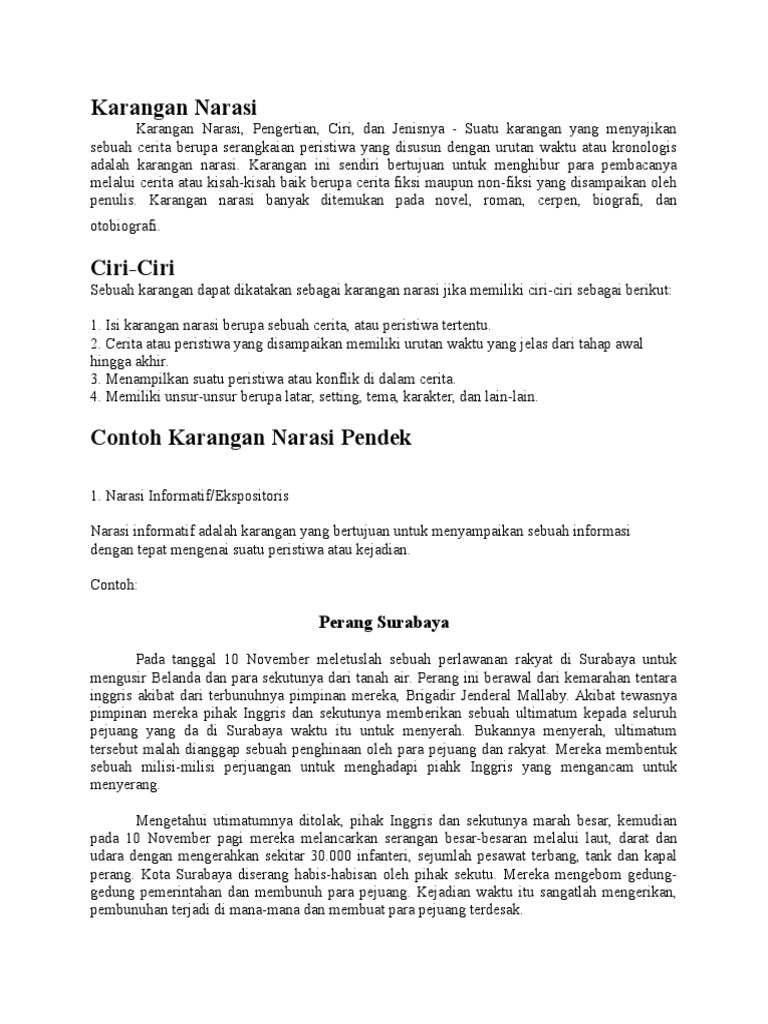 Teks Narasi | PDF