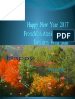 Happy New Year 2017 From:Moh - Ateek Ahamed By:Jsitm With Staf