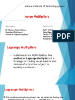 Lagrange Multiplier Complete