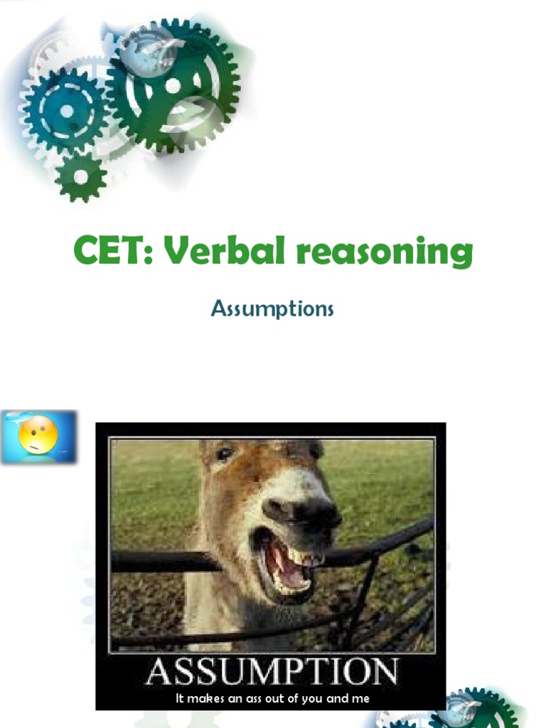 Understanding Assumptions in Reasoning | PDF | Epistemology
