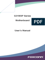 User Manual Motherboard G31MXP Series