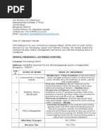 Pest Control Contract Template 2022 | PDF | Fee | Payments