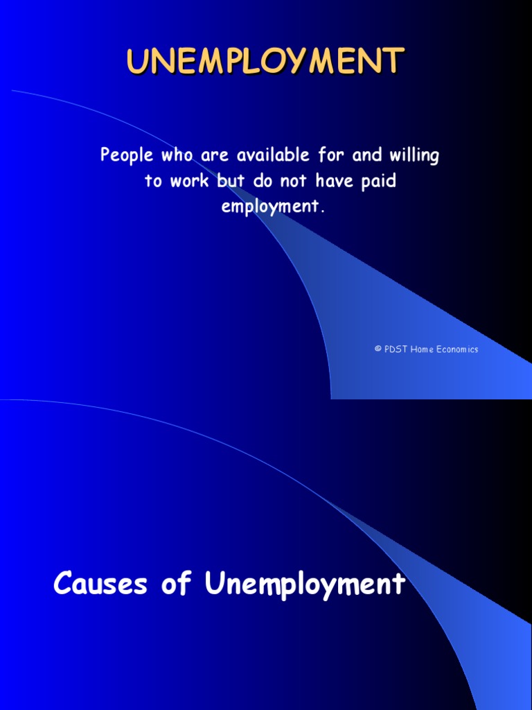 6.5 Causes and effects of unemployment (1).ppt Unemployment Poverty