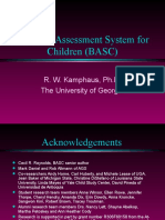 Behavior Assessment System For Children Basc