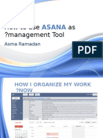 How To Use As Management Tool ?: Asana