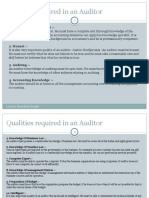 Quality Regired Auditor and Other Types Auditor