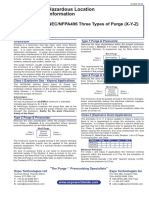 Hazardous Location Information: NEC/NFPA496 Three Types of Purge (X-Y-Z)