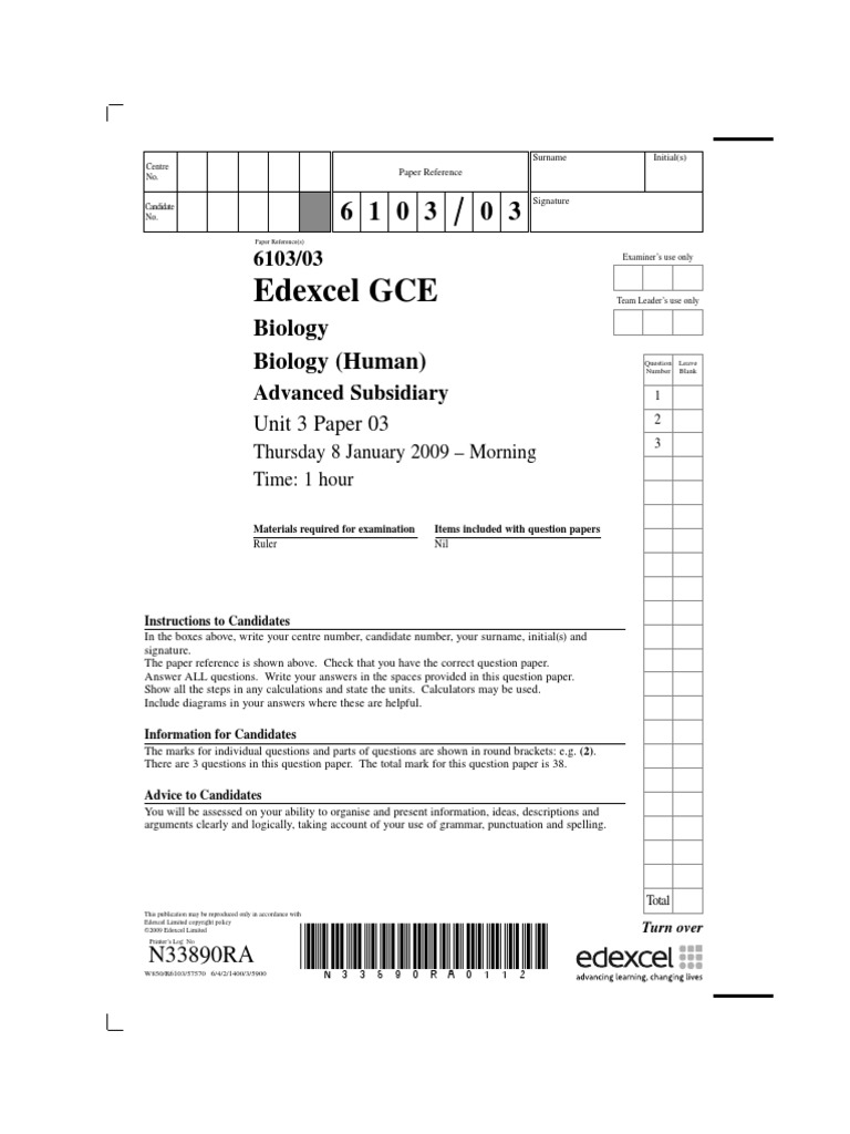 Edexcel a level biology unit 2 june 2015 mark scheme picture