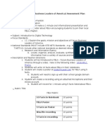 Assessment Plan