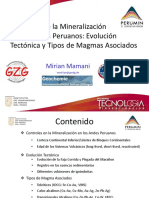 Controles de La Mineralizacion en Los Andes Peruanos PDF