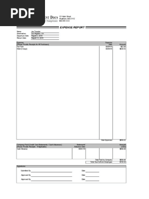 Expense Report