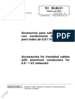 Accesorios cables Al 0,6/1kV