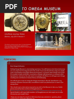A Visit to Omega Museum eBook