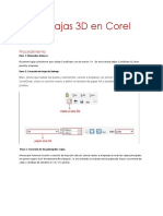 Crear Cajas 3D en Corel Draw