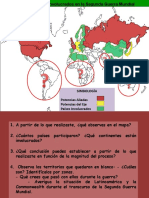 Mapa Países Involucrados Segunda Guerra Mundial