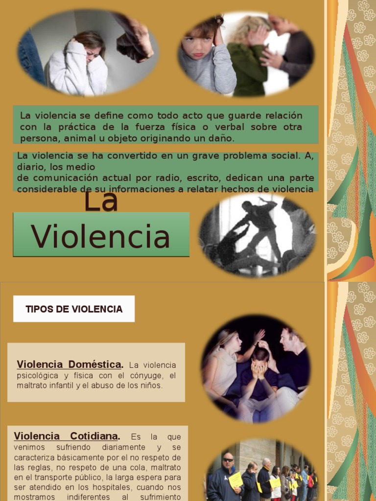 Tipos y Causas de la Violencia | PDF | Violencia | Abuso infantil